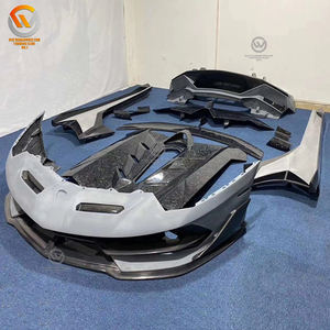SVJ nouvelle condition pour <span class=keywords><strong>Lamborghini</strong></span> Aventador LP700/<span class=keywords><strong>720</strong></span>/740/750 lifting mise à niveau pare-chocs avant Kit de carrosserie complet pièce de voiture modifiée - Product Image 2