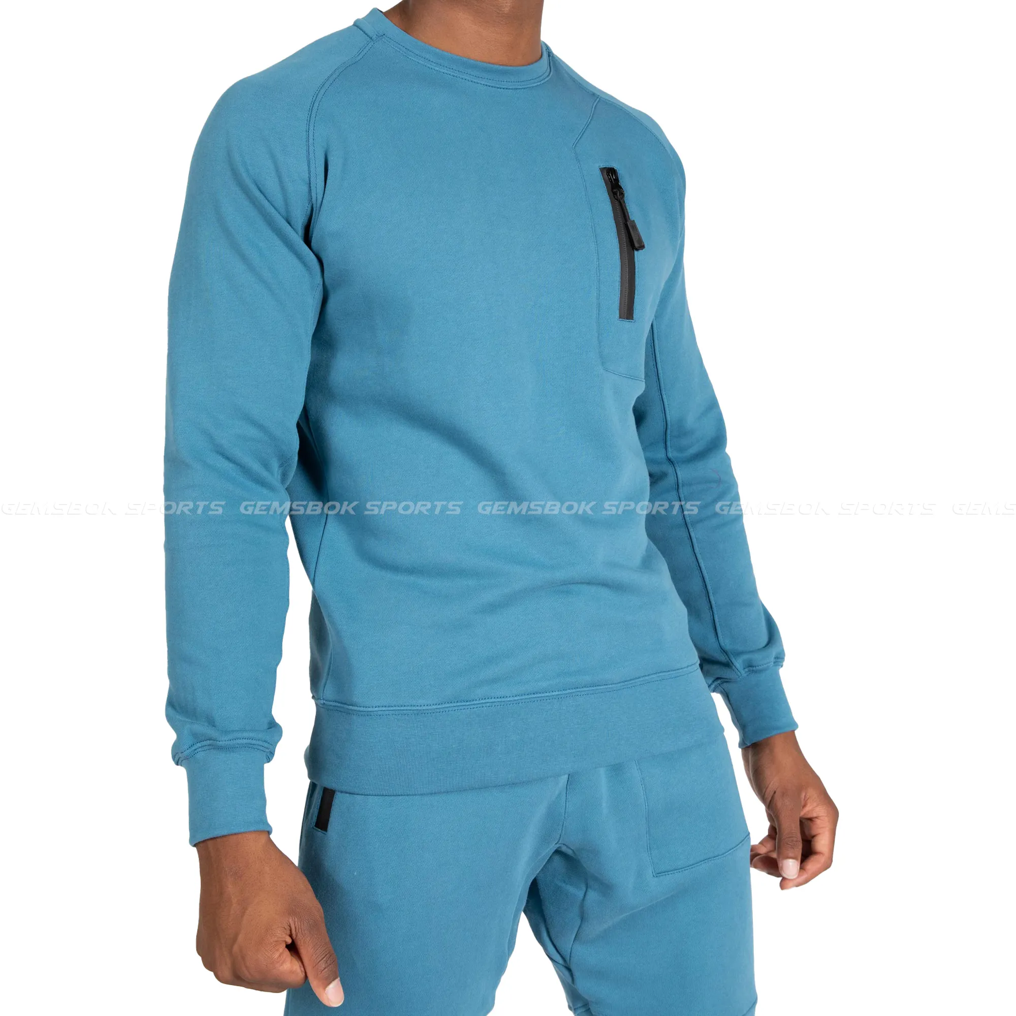 New Arrival High Quality Zipped Chest Pocket Sweatshirts wholesale perfect for both workouts and casual occasions.