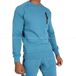 Sudaderas con bolsillo en el pecho con cremallera de alta calidad para entrenamientos Ocasiones casuales Nueva llegada para estaciones de primavera invierno al por mayor - Product Image 1