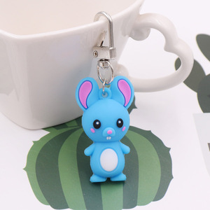 <span class=keywords><strong>Porte</strong></span>-clés en plastique souple PVC de conception nouvelle, <span class=keywords><strong>porte</strong></span>-clés de dessin animé, <span class=keywords><strong>porte</strong></span>-clés pour femmes, couple, sac, voiture, accessoires de <span class=keywords><strong>porte</strong></span>-clés, cadeau - Product Image 5