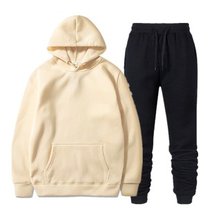 Ensemble survêtement décontracté rose à capuche et pantalon de jogging pour adolescents, couleur unie, manches longues, fermeture éclair, respirant, 100 % coton - Product Image 4