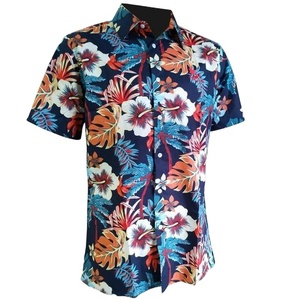 Premium Quality Men's Short Sleeve Polyester/Cotton Breathable Quick Dry Eco-Friendly Printed <b>Shirt</b> Fashionable Clothing Summer - Product Image 3
