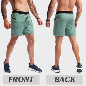 Pantalones cortos deportivos de nailon para hombre, shorts de Entrenamiento Personalizados para culturismo informal - Product Image 5