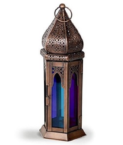 Juego de tres farolillos colgantes de diferentes tamaños en hierro, farol colgante de vela de Color negro para decoración de Hotel y hogar - Product Image 2