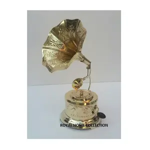 Brass Antique Gift Designer Gramophone for Sale