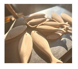 Arte de pared de peces tallados en madera, decoración del hogar con múltiples patrones, hecho en VIETNAM - Product Image 2