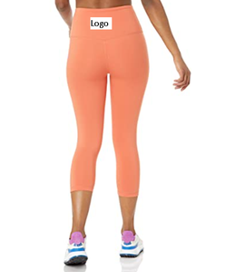 Mallas de entrenamiento de tiro alto para mujer, leggings con tejido elástico y cintura cómoda - Product Image 5
