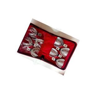 Top Quality Full Set Medical Dental Impression <b>Trays</b> Stainless Steel Set of 6 Dental Composite Implant - Product Image 4