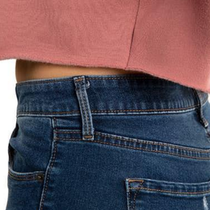 Top corto de talla grande para mujer, Sudadera con capucha de manga larga con patrón sólido, Sudadera de cuello redondo, decoración bordada, blusa caída, camisa - Product Image 5