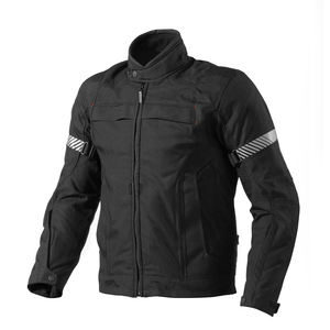 Diseño personalizado CE aprobado 500D Nylon Motobike Riding Jacket American Grey Reflective para ropa deportiva Prime Protection - Product Image 5