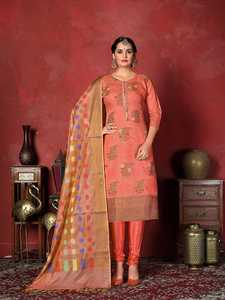 Banarasi-traje Salwar para mujer, ropa con diseño de Banarasi Dupatta, diseño de diseñador indio, vestido Chudidar Salwar, conjunto de mujer RoyalExport - Product Image 6