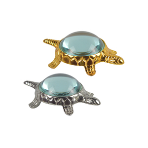 แว่นขยายสำหรับใช้บนโต๊ะอาหารและ ABS โลหะขัดเงารูปเต่าแว่นขยายสำหรับตกแต่งในร่มที่ดีที่สุด - Product Image 1