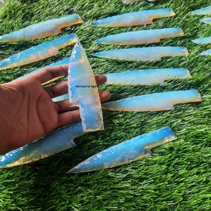 ใบมีด Opalite 6นิ้ว,ใบมีดหัวลูกศรอาเกตทำด้วยมือ - Product Image 1