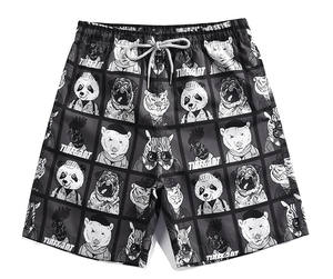 กางเกงจ็อกเกอร์ลำลองผู้ชายคุณภาพสูง ผลิตจากโพลีเอสเตอร์/สแปนเด็กซ์ พิมพ์ลายกราฟิกโลโก้ตามสั่ง มีไซส์พลัส กางเกงขาสั้นสำหรับนักปั่นจักรยาน บริการ OEM - Product Image 5