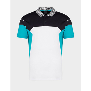 Polos de Golf Sublimados con Rayas y Puños Acanalados, Personalizados con Logotipo, para Hombre, Mujer y Unisex, Venta al Por Mayor - Product Image 1