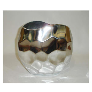 Vantage Fancy Modern Shiny Polish Home Interior and Exterior <b>Decorative</b> <b>Vases</b> Crystal Bling Flower <b>Vase</b> and Center Piece Marble - Product Image 4
