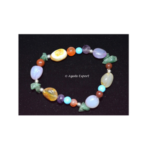 Multi Gemstone- chips <b>Bracelets</b> - Product Image 1