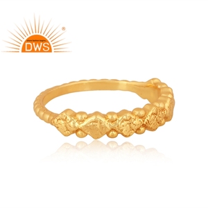 แหวนสตรีแบบซ้อนกันได้ทำด้วยมือเครื่องประดับเงินดีไซน์ล่าสุด - Product Image 3