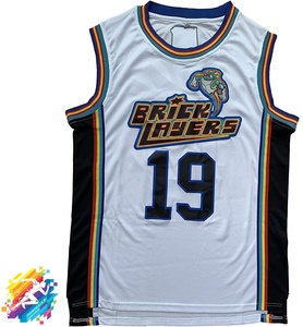 Maillot de basket-ball professionnel unisexe Formula1 Industries, design Space Movie, tailles supplémentaires S-XXXL, blanc, séchage rapide, 2020 - Product Image 1