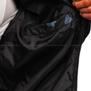 Chaqueta Bomber de estilo transicional para hombre, cazadora acolchada de grafito y camuflaje de alta calidad, venta al por mayor - Product Image 6