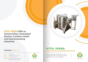 Machine de cuisson inclinable, équipement de cuisson, équipement de transformation des aliments, Machine de cuisson multi-plats en acier inoxydable 304 - Product Image 4