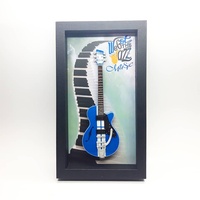 Cadre de présentation pour guitare 7,8 x 13,8 pouces, cadre Shadow Box, décoration musicale pour la maison