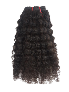 Cheveux indiens naturels ondulés 100% humains donneur unique cheveux vierges Remy super doublement étirés - Product Image 4