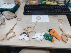 Amazon ขายร้อนเป็นมิตรกับสิ่งแวดล้อมการศึกษาธรรมชาติในร่มกิจกรรมเล่นไม้เด็กยิมสำหรับเด็ก0-3ปี1ผู้ซื้อ - Product Image 6