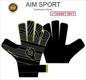 Gants de gardien de but bleu/blanc, gants de gardien de but de qualité supérieure, latex allemand 4 mm, conception de logo personnalisée, gants de gardien de but - Product Image 4