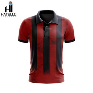 High Quality Wholesale Custom Polo Shirts Your Own Logo Quick Dry Mesh PoloTees Breathable Polo - Product Image 2