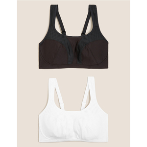 Soutien-gorge de sport pour femmes et filles, design élégant, couleur personnalisable, taille plus, broderie, bikini, confortable, rembourré, pour le fitness et le yoga - Product Image 2