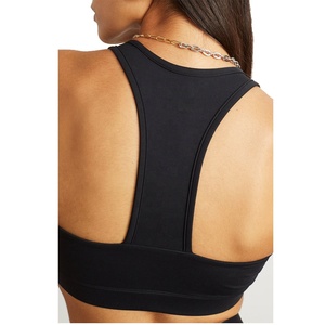 Soutien-gorge de sport dos nu pour femme, design uni, sur mesure, 100 % nylon, rembourrage cristal, maintien moyen à l'avant, idéal pour le yoga - Product Image 5