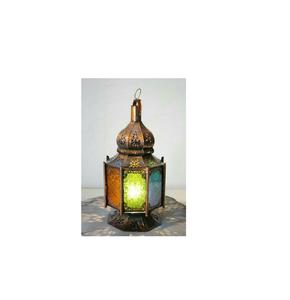 Farol de ramadán de metal decorativo hecho a mano, decoración de boda para interior y exterior de la mejor calidad, marroquí, nuevo - Product Image 1