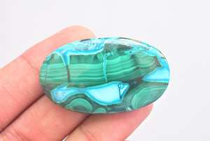 Piedra preciosa de crisocola malaquita, lote al por mayor de gemas sueltas de crisocola de azurita - Product Image 5