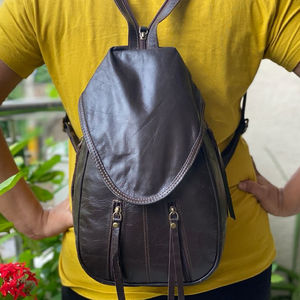 Genuine Leather New Style Handmade Backpack <b>Rucksack</b> Bag - Product Image 1