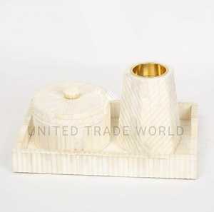 ชุดกล่องไม้สำหรับเสิร์ฟทางศาสนาถาดแกะสลัก bakhoor madkhan แบบฝังกระดูกชุดกล่องสำหรับเสิร์ฟศาสนาสำหรับรอบเดือนรอมฎอน - Product Image 1