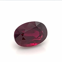 GRS batu permata tidak panas eksklusif potongan Oval bersertifikasi Natural Vivid Pigeon darah Ruby merah Ruby dengan harga grosir toko Online