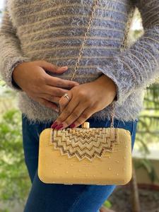 Jutti en cuir élégant pour femmes, nouvelle sacoche à la mode, avec pochette en broderie, sac à bandoulière Unique indien, - Product Image 3