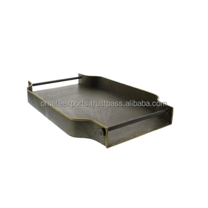 Wholesale <b>Black</b> Metal Serving <b>Tray</b> - Product Image 1