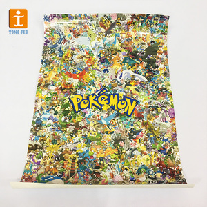 สติกเกอร์ติดผนังตกแต่งบ้านแบบกำหนดเองโปสเตอร์กระดาษวินเทจต้องการโปสเตอร์อนิเมะที่ต้องการ - Product Image 6