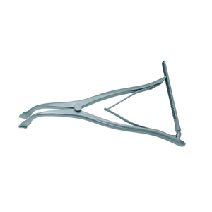 Esparcidor de lámina Inge ortopédica, mordazas de 6 pulgadas abiertas a 28mm, Inge esparcidor de lámina de acero inoxidable, liso de 10 pulgadas sin dientes - Product Image 3