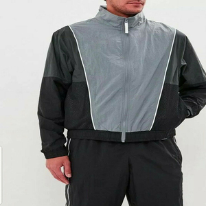 Survêtements de qualité supérieure pour hommes, en molleton épais, avec fermeture éclair et col montant, en coton et polyester, pour l'hiver - Product Image 3