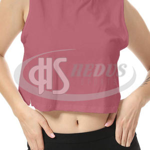 เสื้อครอปสำหรับผู้หญิงเสื้อตัวบนโลโก้ตามสั่ง - Product Image 6