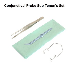 Juego de Instrumentos para Cirugía Subtenonar, Juego de Procedimientos Tenon, Instrumental Oftálmico para Cirugía Subtenonar - Product Image 2
