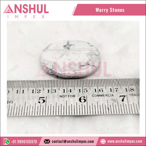 Pierres naturelles pour guérison, vente en gros, couleur bleue, Howlite, 2021 - Product Image 3