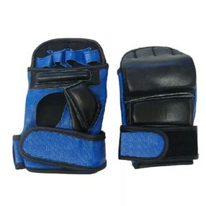 Gants de boxe MMA en cuir PVC de haute qualité Logo personnalisé Demi-doigts Art martial Euiptments - Product Image 5