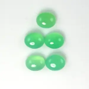 3x2mm Natural Chrysoprase Smooth Oval Calibrated Loose Cabochons Supplier at Factory Price Stones for Latest New Jewelry Making