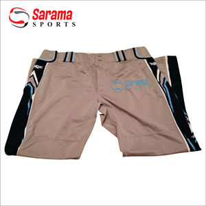 Pantalon de baseball pour homme en polyester 100% à impression par sublimation pleine grandeur avec logo, design et broderie personnalisés, - Product Image 1