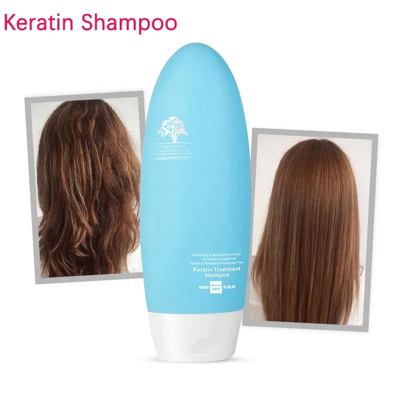 Handelsmarke Keratin Arganöl Afro amerikaner Bio Amazon Schwarzes Haar Protein Klärung brasilia nischen Nüssen Keratin Shampoo