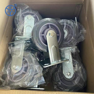 <span class=keywords><strong>Colson</strong></span> 4/5/6/8 pouces roues solides en caoutchouc thermoplastique industriel roulette et roue pivotantes <span class=keywords><strong>de</strong></span> 200mm - Product Image 6